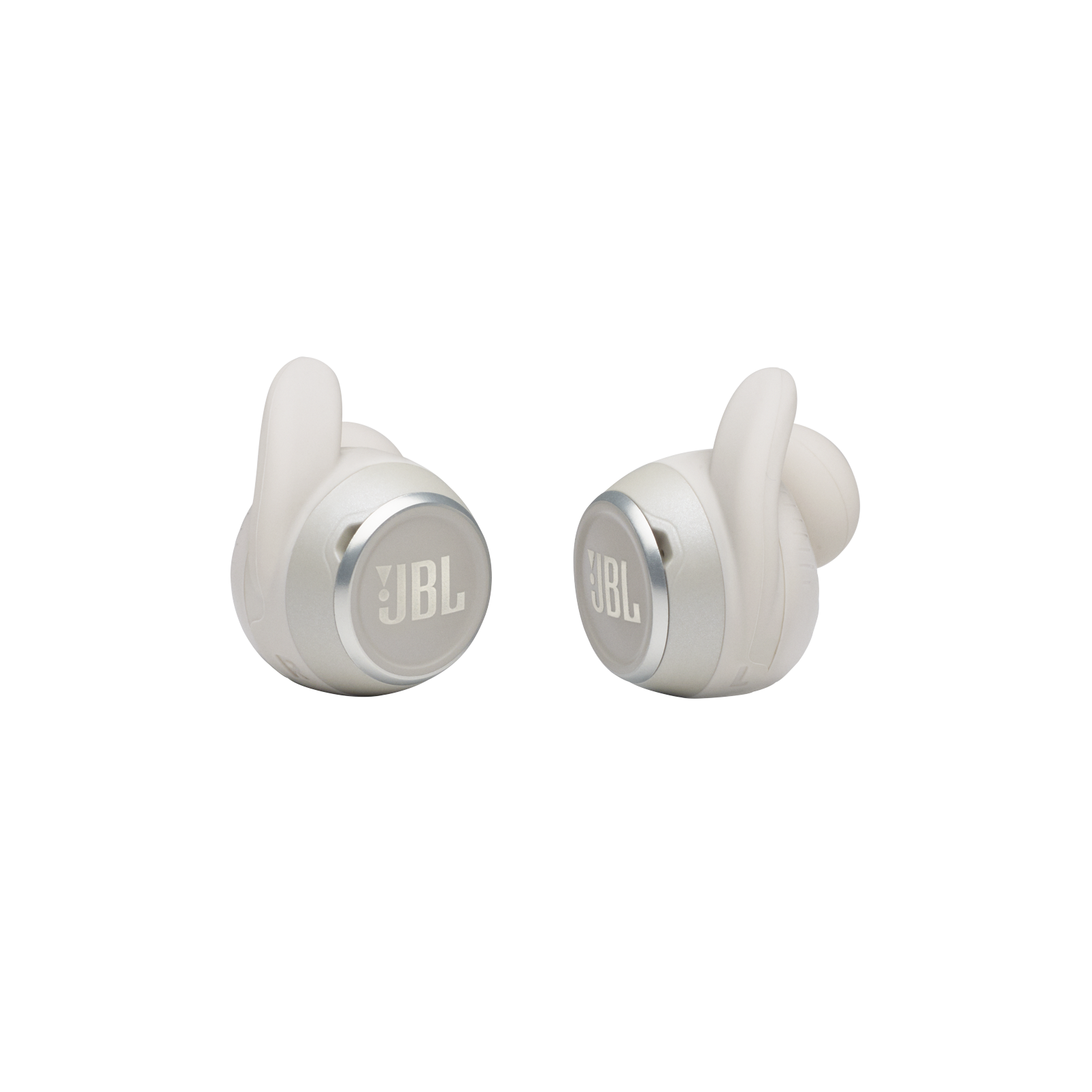JBL Reflect Mini NC - White - Waterproof true wireless Noise Cancelling sport earbuds - Detailshot 1